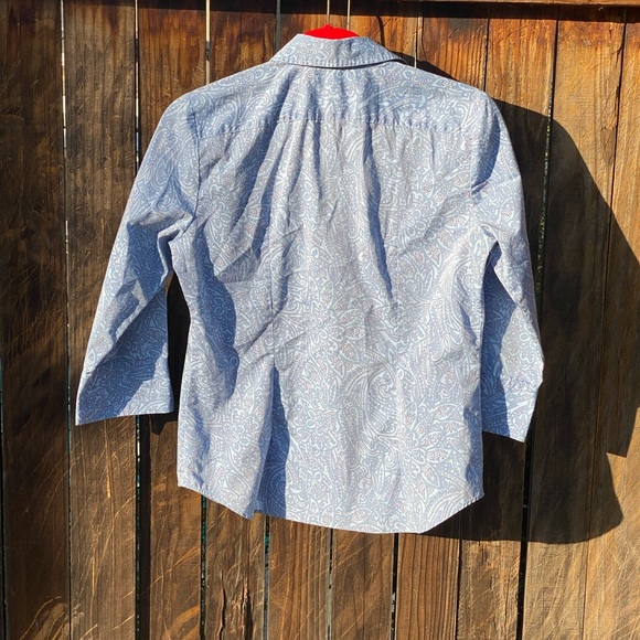 Land’s End Paisley Fitted Blouse - Picture 3 of 6